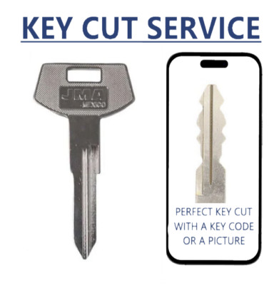 KEY CUT SERVICE + GM B68 / P1099 Mechanical Key Double-Sided (JMA GM-22)