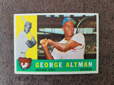 1960 TOPPS Baseball George Altman #259 - Chicago Cubs