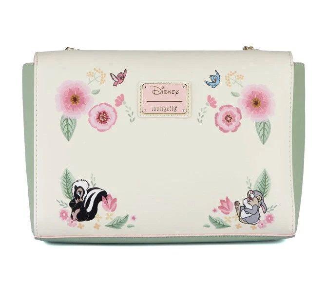 Loungefly Disney Bambi Springtime Gingham Crossbody New - Image 4 of 4