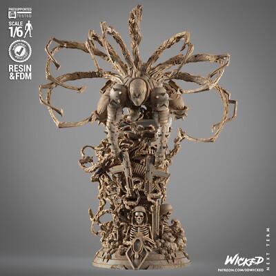 3D Resin Printed Agent Venom Statue - Unpainted Unassembled Model Kit