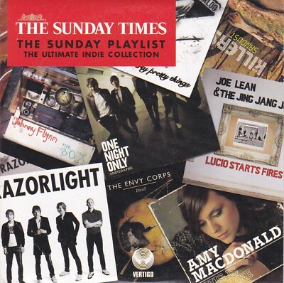 THE SUNDAY PLAYLIST The Ultimate Indie Collection ( SUNDAY TIMES Newspaper CD )