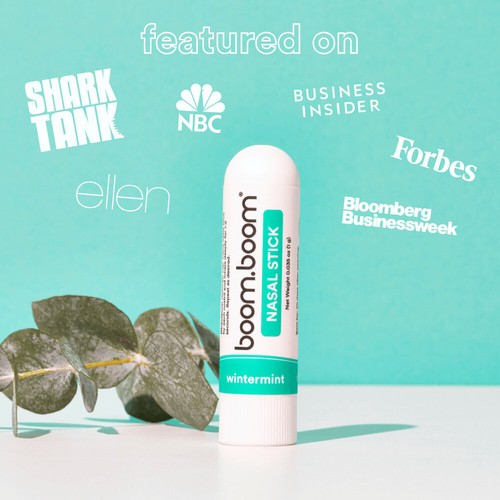 BoomBoom Nasal Stick Mixed Variety Aromatherapy Enhances Breathing Focus Inhaler - Picture 3 of 28