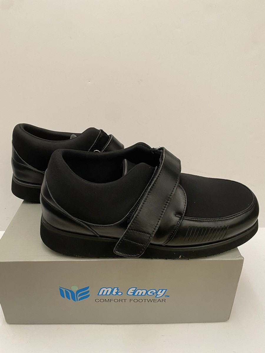 NEW Mt. Emey Therapeutic Comfort 728-E Mens Black Leather  display picture 2