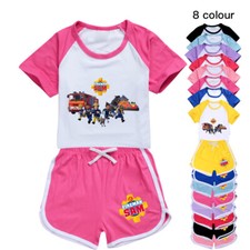 Children's Fireman Sam T-shirt Shorts Suits T shirt Tops Tracksuits PJ's Sets UK