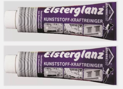 2x Elsterglanz Kunststoffreiniger Politur Paste 150ml