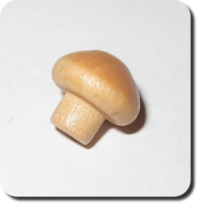 Miniatur Pilz, Champignon, 2 Stück, Neu