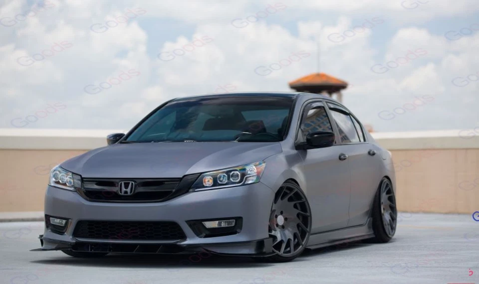 Deflectores protectores de lluvia ventilación visera ventana en canal para Honda Accord 2013-2017 Foto 3 de 4