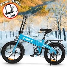E-bike 20" 500W 36V Electric Folding Bike Mountain Bicycle Fat Tire City Ebike
