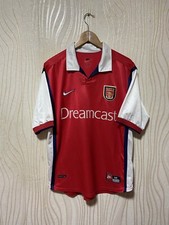 ARSENAL LONDON 1999 2000 HOME FOOTBALL SHIRT SOCCER JERSEY NIKE sz m MEN