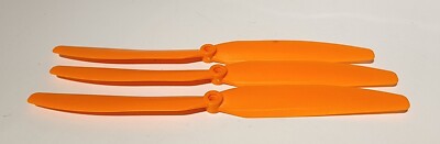 GWS EP-1170 Orange Propellers 14x7 Lot Of 3