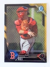 2016 Bowman Chrome Austin Rei Black And Gold Parallel #bcp165 Red Sox Rookie