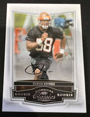 KEITH RIVERS 2008 Donruss Classics #218 Rookie Card RC AUTO #254/499
