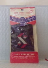 Vintage 1950's/60's Boys Stretch Socks by Best Brands of America. Sz-9-11- NOS