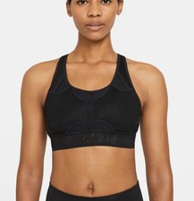 Nike Swoosh Ultrabreathe Padded Sports Bra Women's CZ4439-011 Black SMALL 70