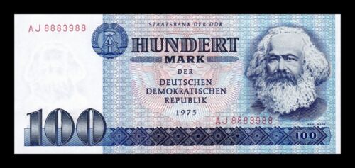 Alemania Germany Dem. Rep. DDR 100 Mark 1975 Pick 31b SC UNC - Photo 1/3