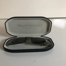 Polar Optics Clip On Sunglasses With Protective Case