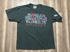 Lee Sport Star Wars Episode 1 Vintage Made In USA Shirt Men’s Size XL Arm Patch