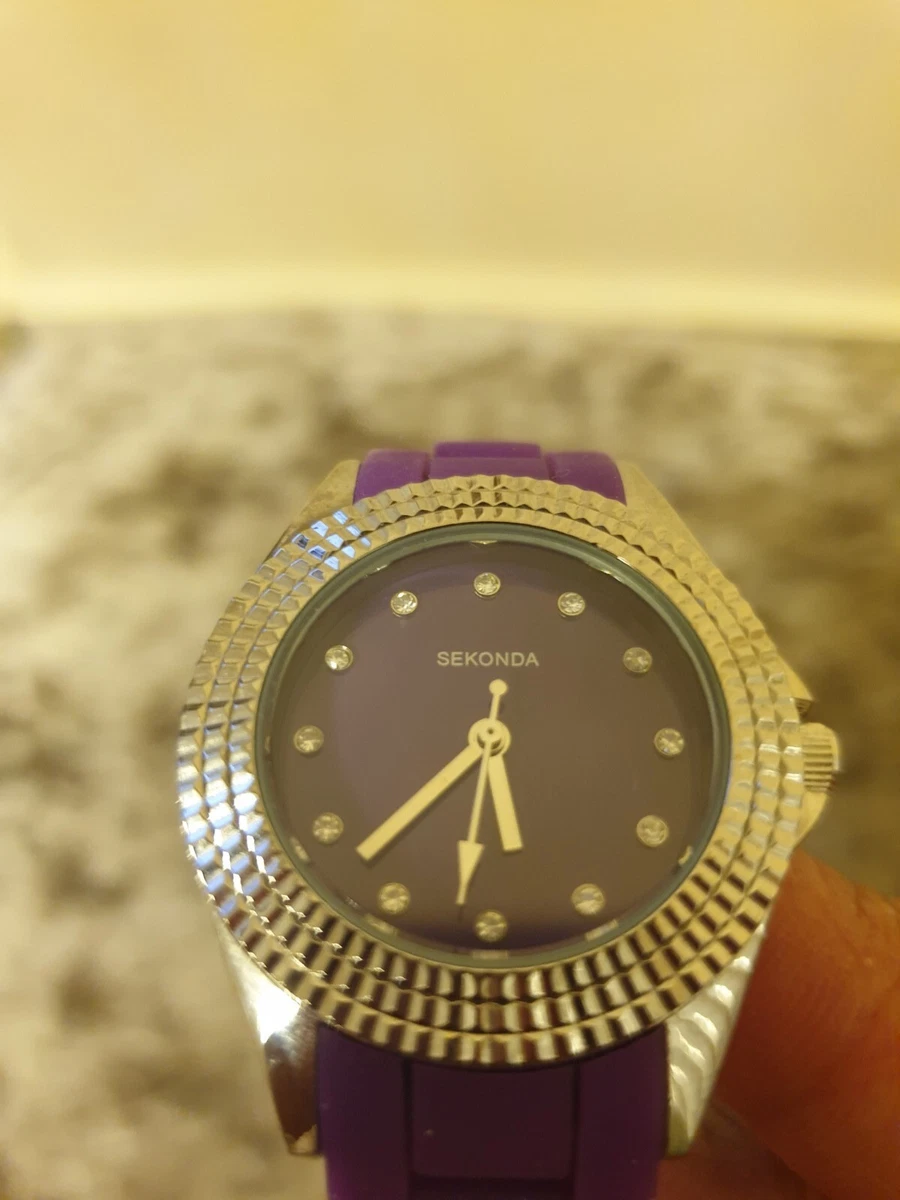 Sekonda purple clearance watch