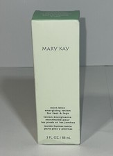 Mary Kay Mint Bliss Energizing Lotion For Feet Legs 3 fl oz NEW Full Size Box