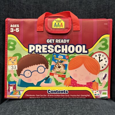 School Zone Get Ready Preschool Learning Playset by School Zone: New