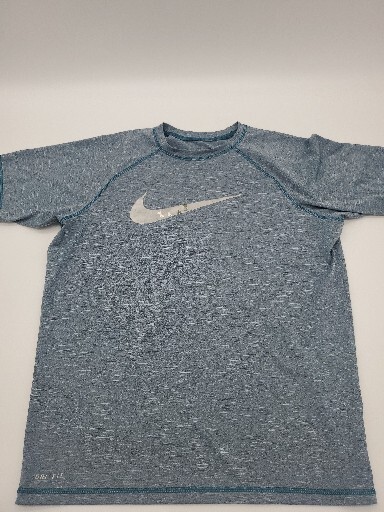 Nike Dri-Fit Tee T-Shirt Men Medium Swoosh Blue Logo…#17134