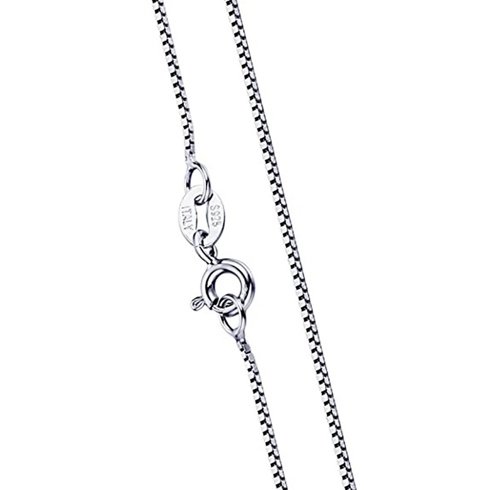 Collana catenina veneziana in argento 925 rodiato di vari modelli e lunghezza