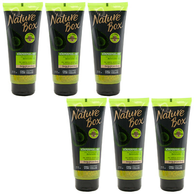 Nature Box Scrub Corpo 6 X 200Ml Con Olio Di Avocado - Vegano, Senza ...