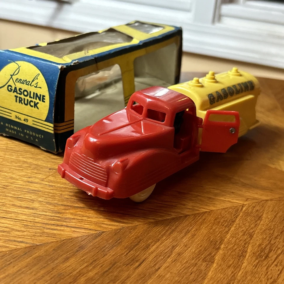 Camión Gasolina Renwal Plástico 7 1/2" En Caja Original De Colección Nº 40 EE. UU. Foto 4 de 4