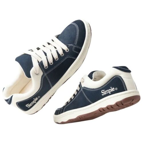 SIMPLE OS Sneaker Blue Suede Canvas Shoes Bella Swan Twilight Tony Hawk 90s Y2K