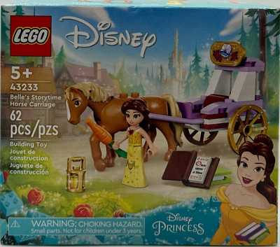 Lego Disney Princess Belles Storytime Horse Carriage 43233 ~ 62PCS ~ 5+ ~ SEALED