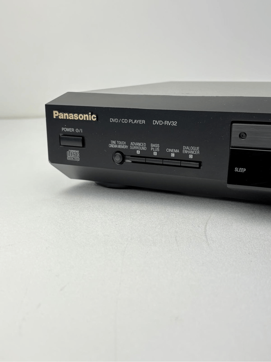 Vintage 2002 Panasonic DVD-RV32 DVD/CD Player Black w