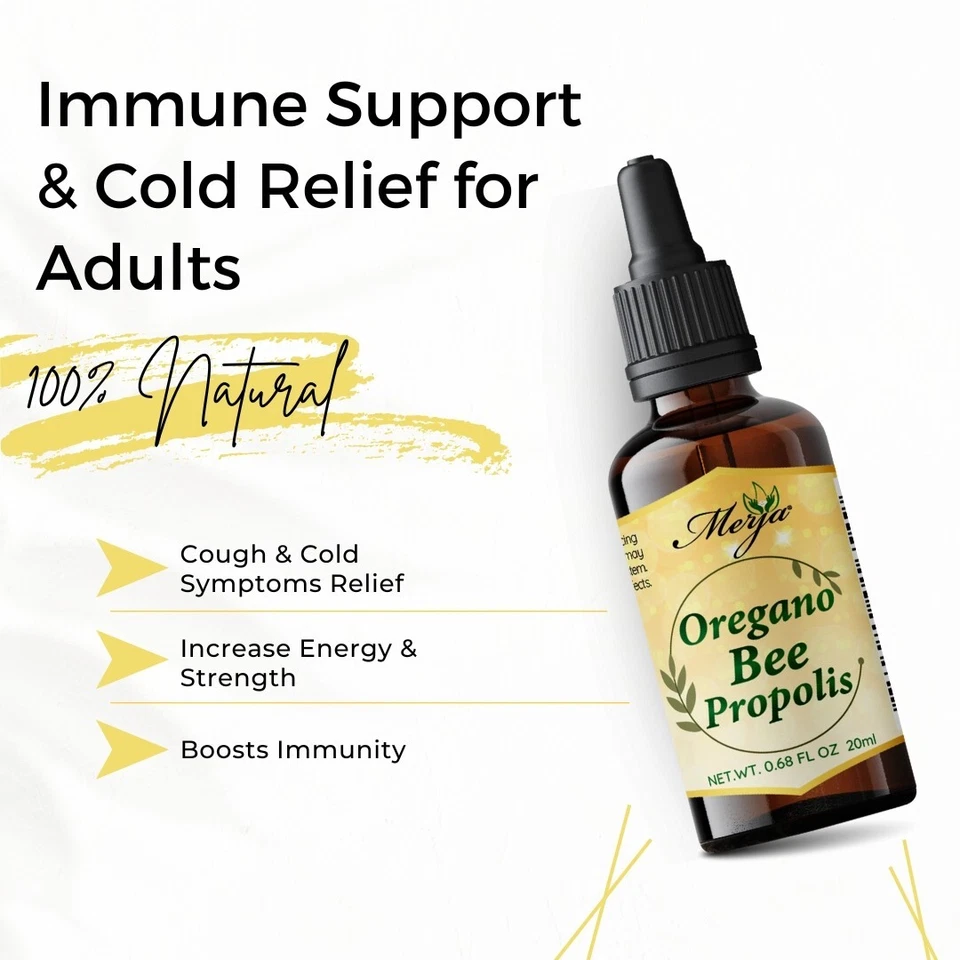 Merja Bee 蜂胶含 Oregano - 高强度 - 20ml — 第 3/4 张图片