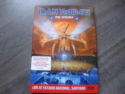 Iron Maiden - 2 x DVD En Vivo ! LIve at Estadio National . Santiago