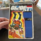 1986 HASBRO GI JOE WET SUIT v1 FIGURE FULL UNCUT GRAY 36 BACK FILE CARD