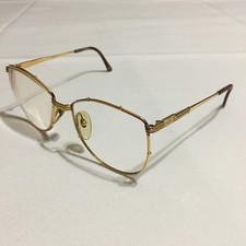 Vintage Christian Dior Gold Plated Eyeglass Frames Only Mod 2472