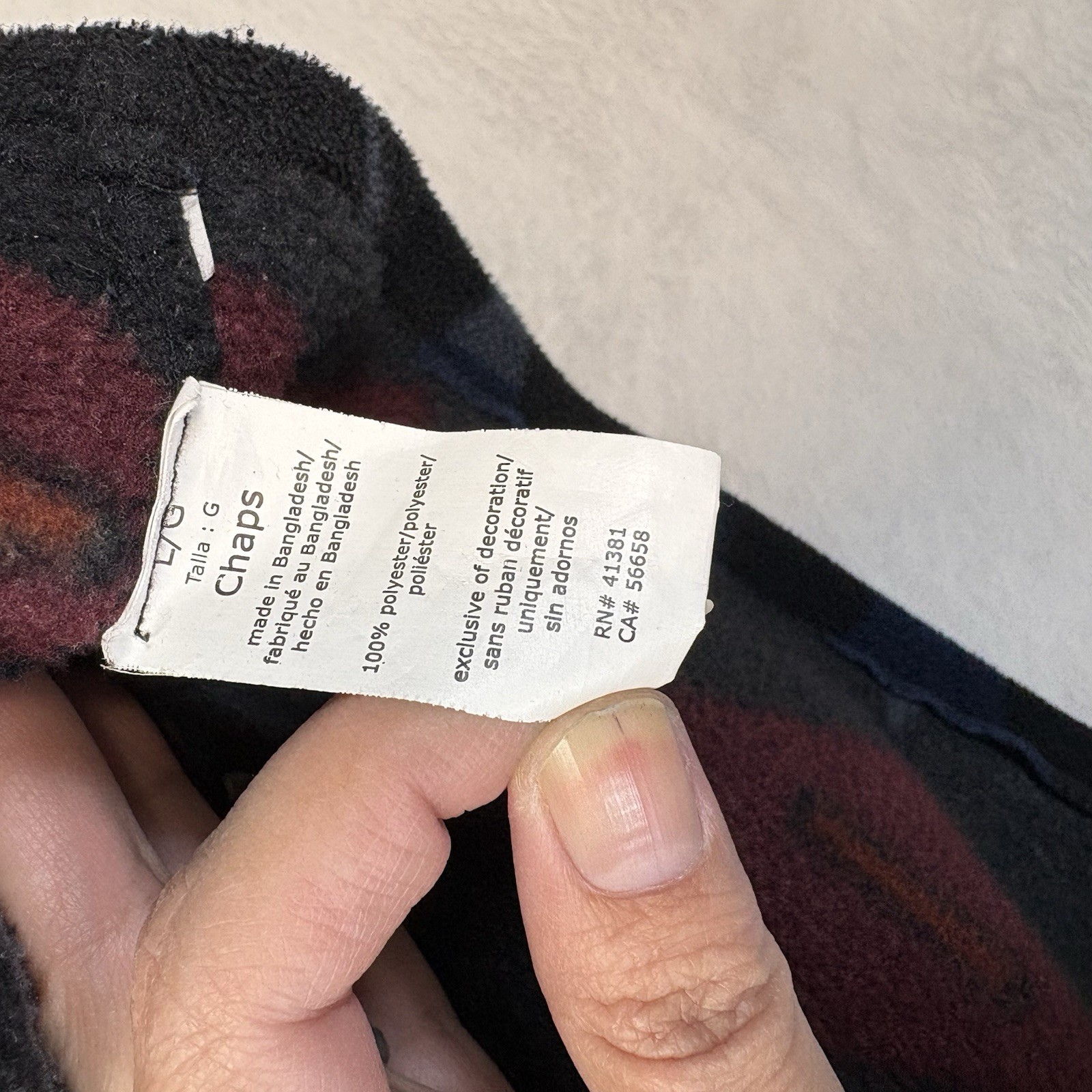 Chaps Pullover Men’s L Multicolor Native Aztec Pr… - image 8