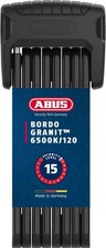 ABUS Faltschloss Bordo Granit 6500K/120 BK SH...