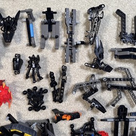 Lego 3.5 LBS Random Bionicle Technic +/or Hero Factory Pieces Parts Bulk & #8942