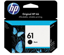 HP 61 Ink Cartridge - Black Choose Exp Date - NEW SEALED  