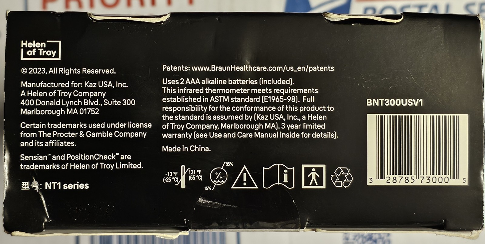 Brand New Braun BNT300 No Touch Forehead Digital Thermometer Sensian 5