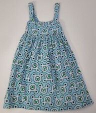 Hanna Andersson Girls' Sleeveless Dress Disney Mickey Mouse Blue