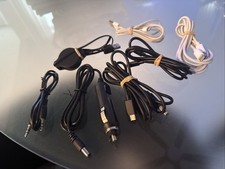 various electronic cables and adapters
