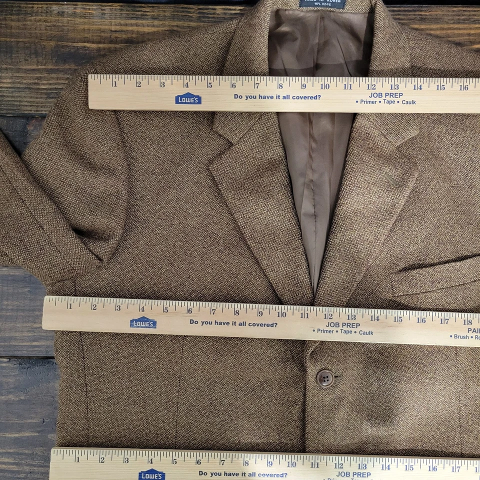 Alfani Мужская Sport пальто Blazer три кнопки коричневый Bozzalla Lesna шерсти коричневый 44R - Изображение 2 из 4