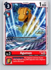 Digimon Agumon BT22-008 U Cyber Eden Free Shipping!