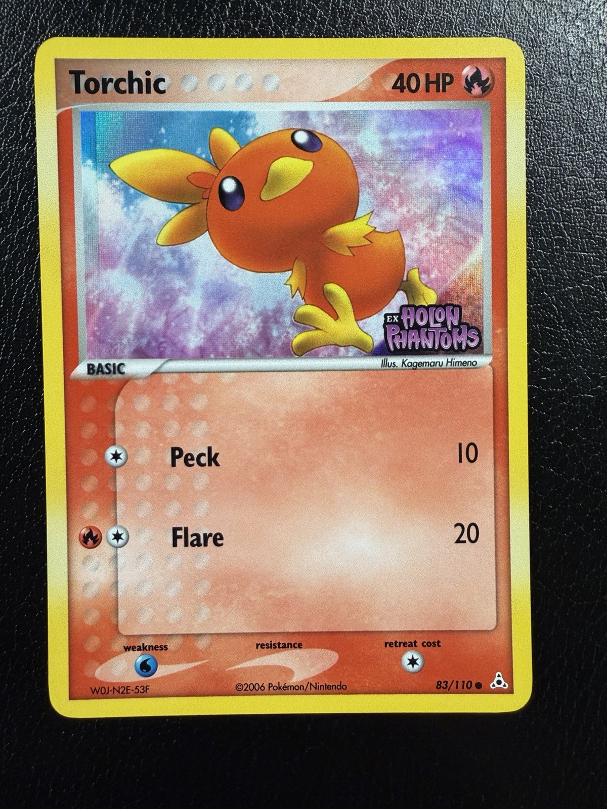 Pokemon TCG Torchic 83/110 Reverse Holo Stamped EX Holon Phantoms NM