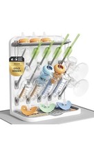 Baby Bottle Drying Rack 10 Hooks Countertop Organizer Secador Biberones Pacifier