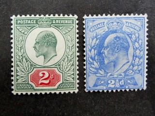 nystamps Great Britain Stamp # 130 131 Mint OG H $75 G21y1188