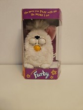 Vintage Tiger Electronic 1998 Furby Toy Snowball White Model 70-800