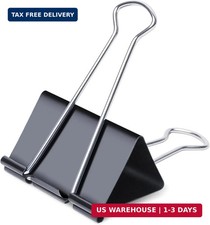 Ufmarine Jumbo Binder Clips 3 inch 6 Pcs , Extra Large Binder Clips Giant for O