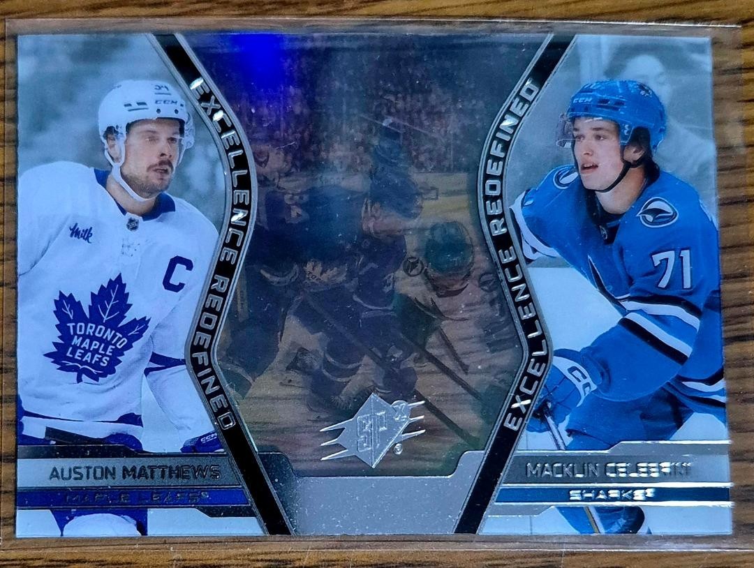 2025-26 UPPER DECK SPX EXCELLENCE REDEFINED AUSTON MATTHEWS MACKLIN CELEBRINI